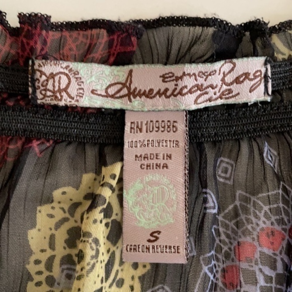 American Rag | Sheer Patterned Blouse - Picture 3 of 4